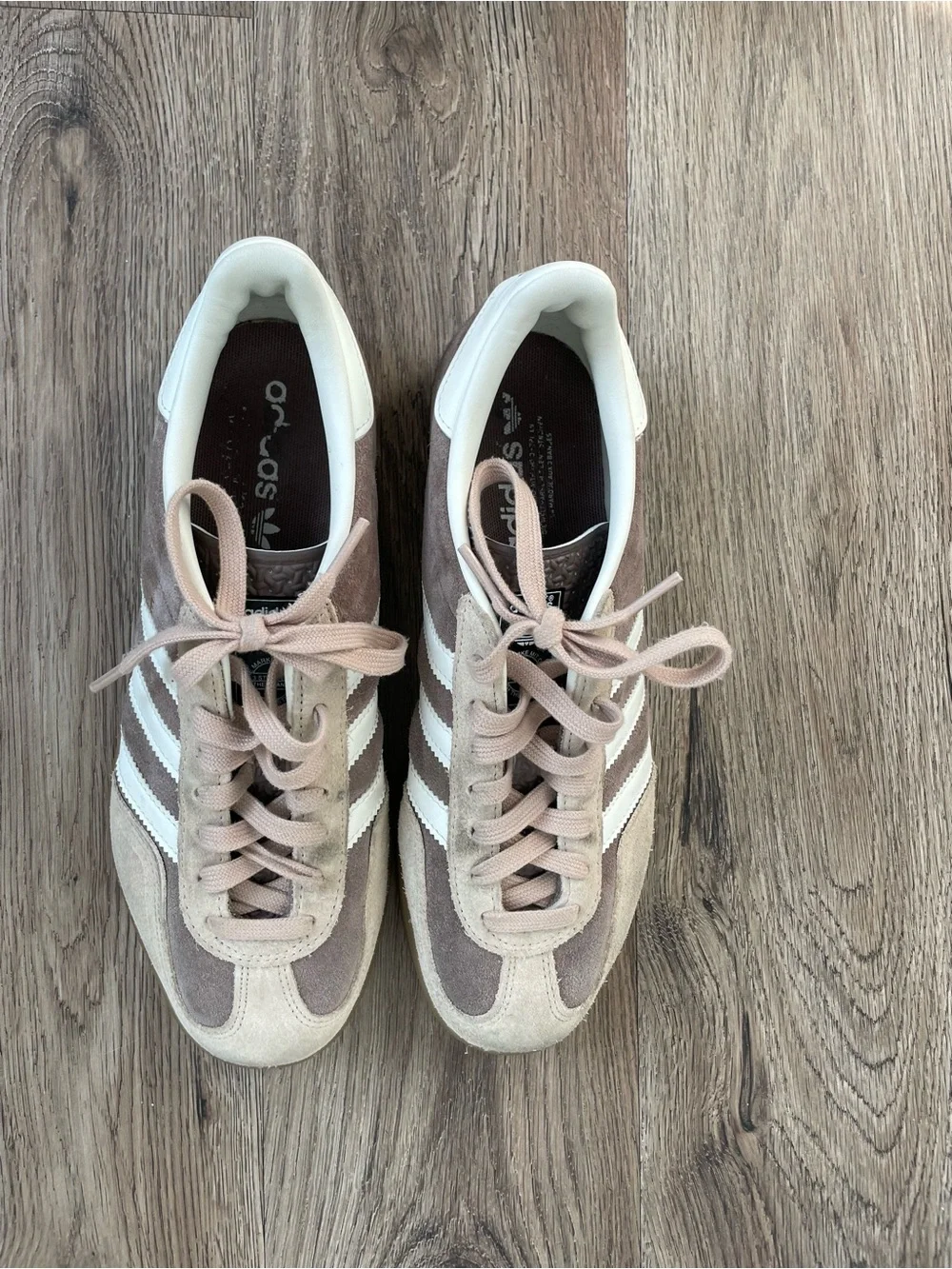 Men Size 8.5 adidas Gazelle Indoor Earth Strata Magic Beige Shoes